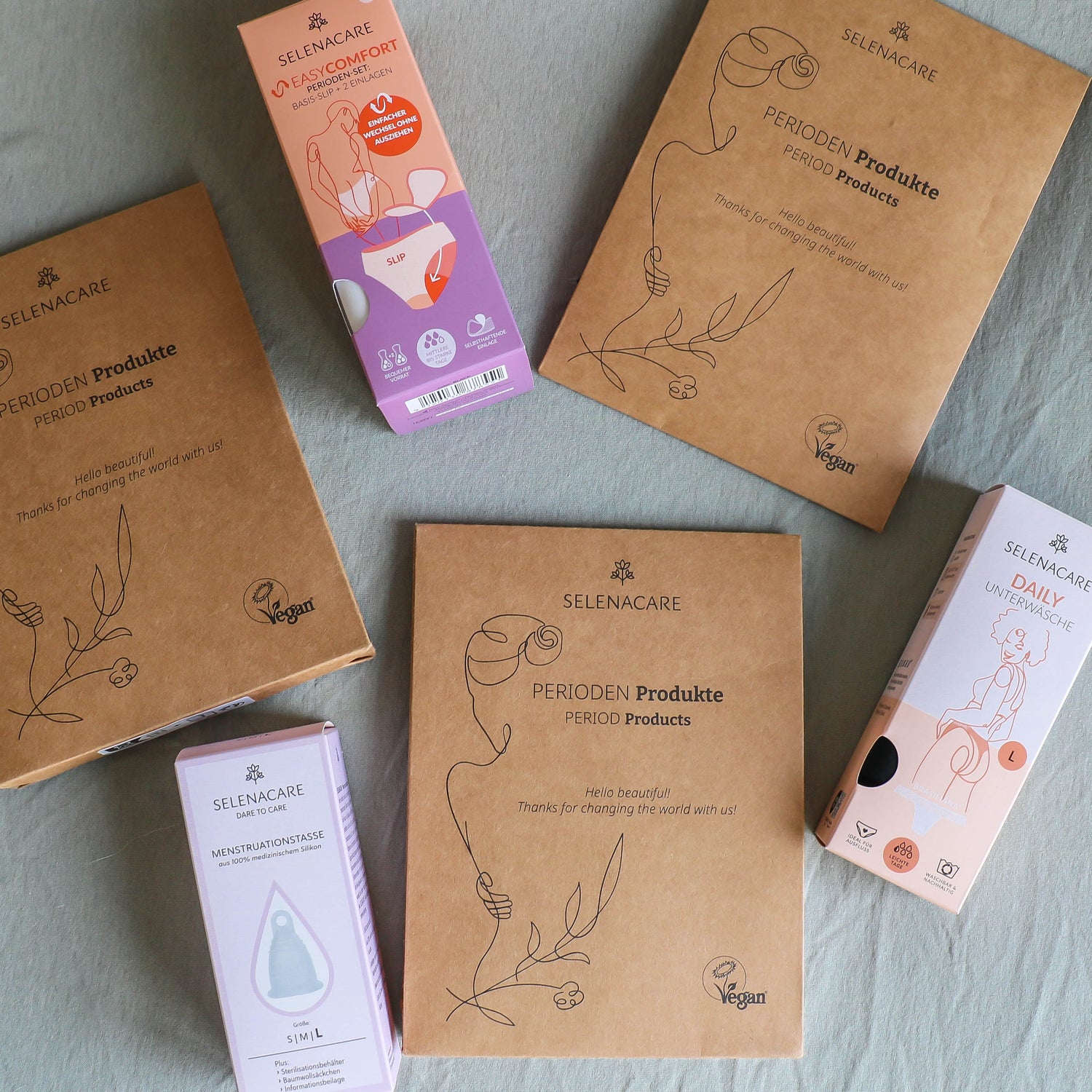 Selenacare Periodenprodukte – langlebig & wiederverwendbar