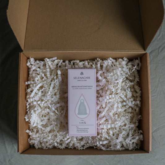 Selenacare Menstruationstasse – nachhaltig, wiederverwendbar & sanft zum Körper